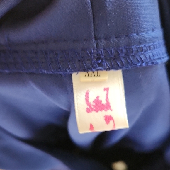 Royal Blue Hooded Long Sleeve Dress Jacket With Corset Lace Sz XXL Cosplay - Picture 7 of 7